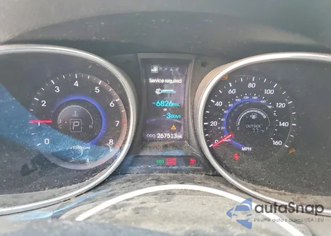 2013 Hyundai Santa Fe Sport 2.0T из США, поврежденный, VIN 5XYZW3LA0DG066933